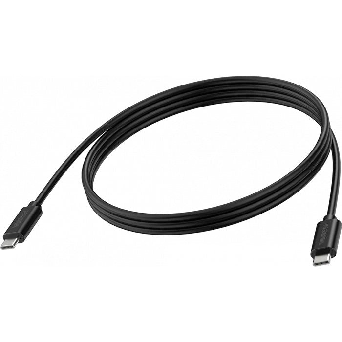 Adapter USB C Une Dos Cables Usbc 20Gbps 100W Power 8K 60 HZ Usbc (h) a Usbc (h) Black