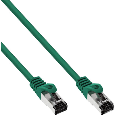 Inline Network Cable S/FTP Pimf CAT.8.1 Libre Halógenos 2000MHZ Green 0,5M — image 1