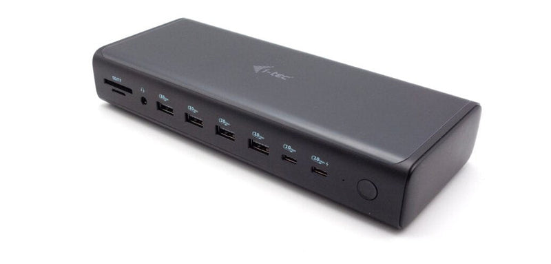 I-tec Universal 6X 4K Display Ds 6X4K 2XDP 2x HDMI 2x USB-C 1XGLAN 2x USB-C GEN.2 4x USB 3.2 1XAUDIO Mic Jack