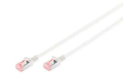 CAT.6 U-FTP Slim Patch Cord 1M Cabl Cu Lszh Awg 28/7 Length Grey — image 1