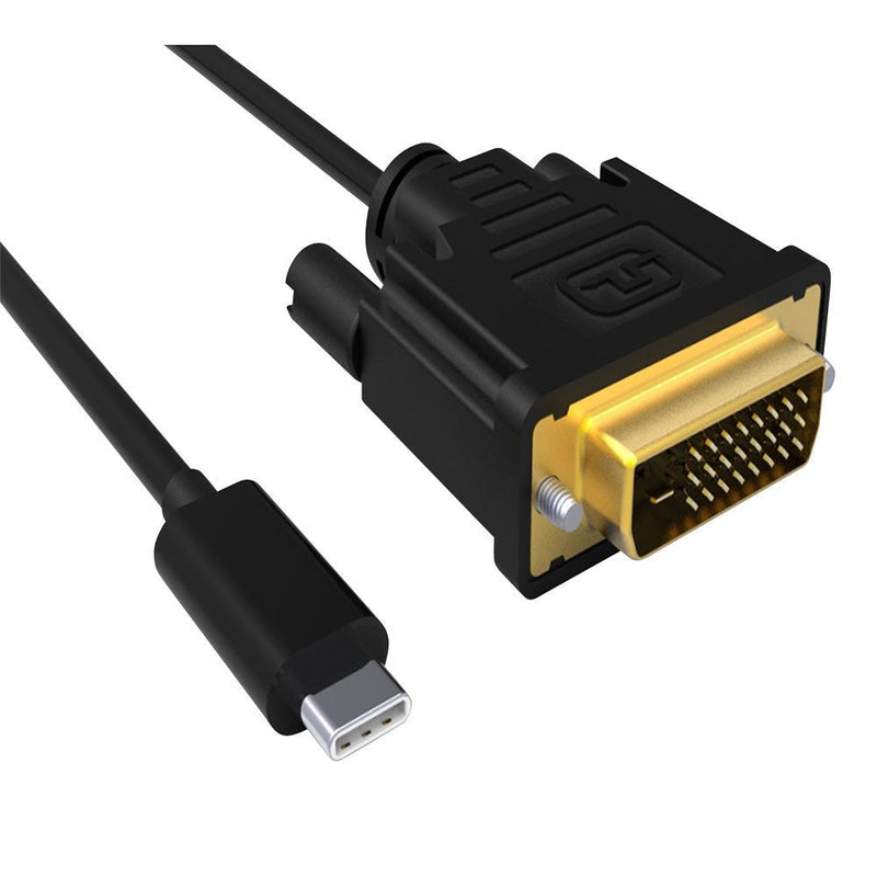 USB Type C To DVI Male Conversion Cable 4K 30HZ, 2 Meter