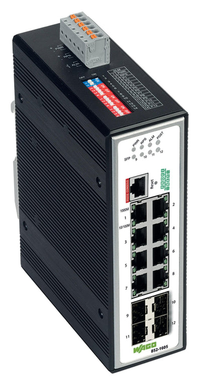 Wago 852-1605 Industrial-managed-switch — image 1