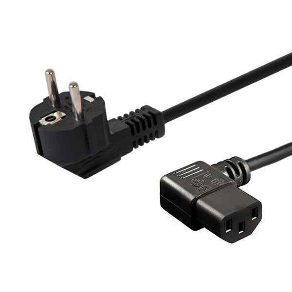 Savio CL-115 Cable Power Acodado 1,2M IEC C13