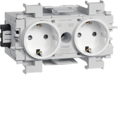 Hager Socket Power 2VÍAS M.wago GS20019016 Frontrastend Verkehrswei — image 1