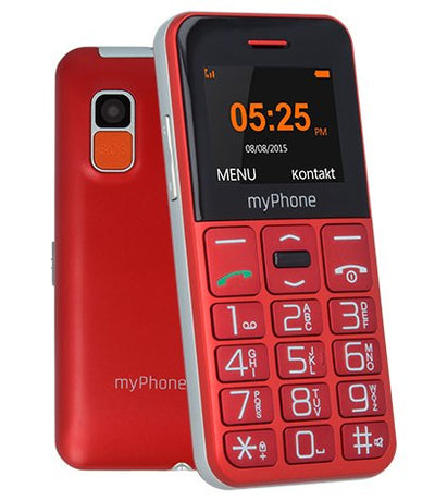 Myphone Halo Easy Red Mobile Phone Senior 1.77'' Camera VGA Bluetooth — image 1
