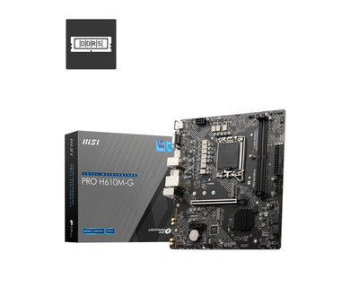 MSI Motherboard Pro H610M-G 1700 MATX 2XDDR5 — image 1