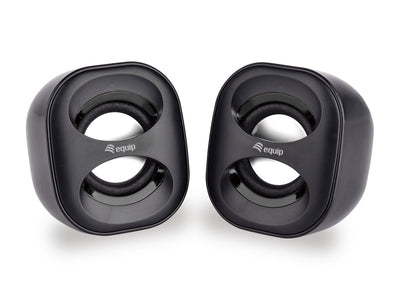 Equip Speakers 2.0 Life Mini 6W Rms Colour Black Jack 3.5 Alimetancion USB — image 1