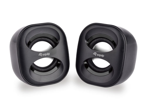 Equip Speakers 2.0 Life Mini 6W Rms Colour Black Jack 3.5 Alimetancion USB — image 1