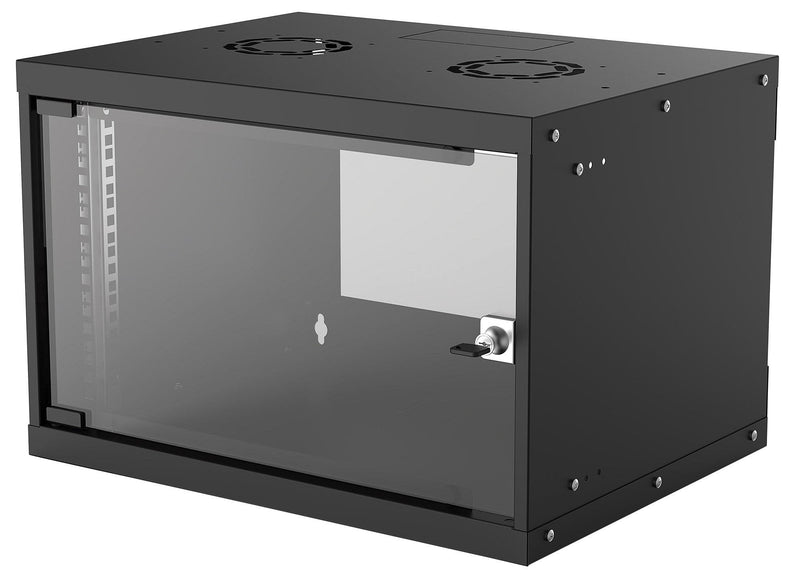 Intellinet 714143 Cabinet Rack 6U Bastidor Wall Black