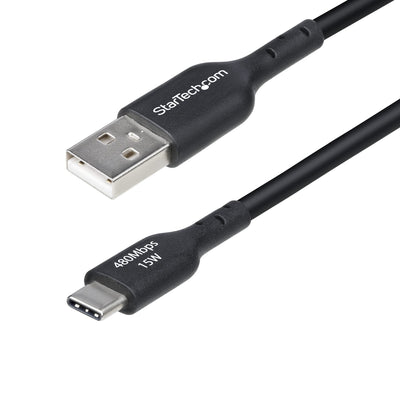 Cable Charger USB-A a USB-C 3M - USB-A a USB Type-c M/M - Black — image 1
