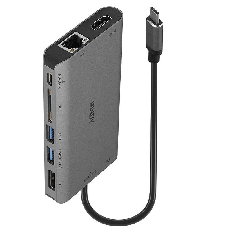 Lindy USB 3.2 Typ C Mini Dock 4K Hdmi&dp PD 3.0 100W USB 3.2