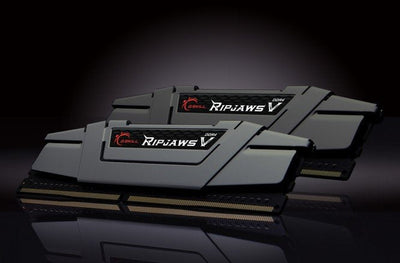 G.skill RAM DDR4 16GB PC3200 C16 Ripv Kit X 2 2X8GB,1,35V, Ripjawsv GREY,18 — image 1