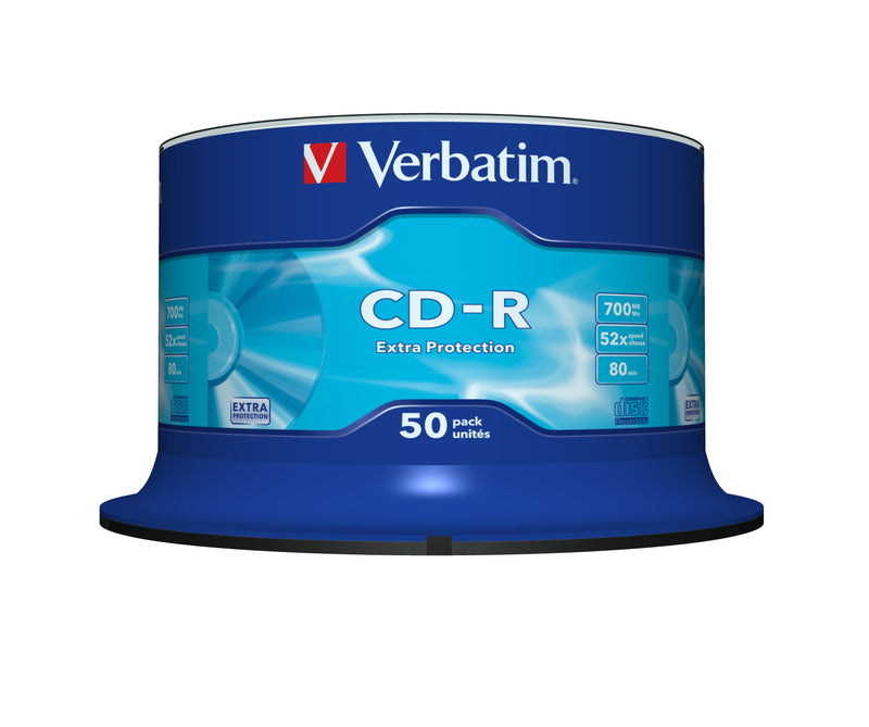 Verbatim Cd-r 700MB 52X 80 Min. Tarrina 50 43351 (4)