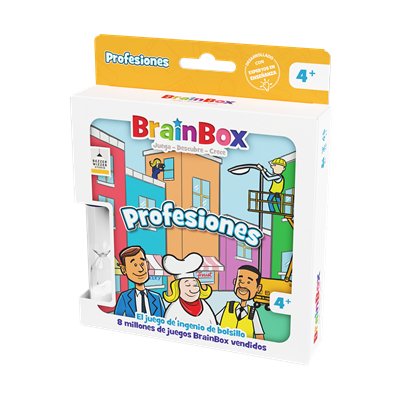Juego de mesa Brainbox Pocket Profesiones Edad Recomendad 4 Years