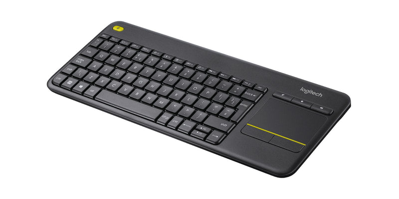 Logitech Wireless Touch Keyboard K400 Plus Wireless Keyboard 2.4GHZ Checo Black