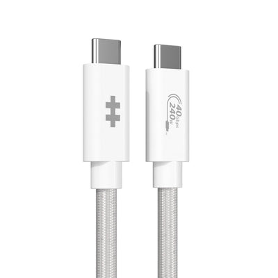 Cable Hyper Hyperdrive Next USB USB4 Gen 3X2 1,2M USB C White — image 1