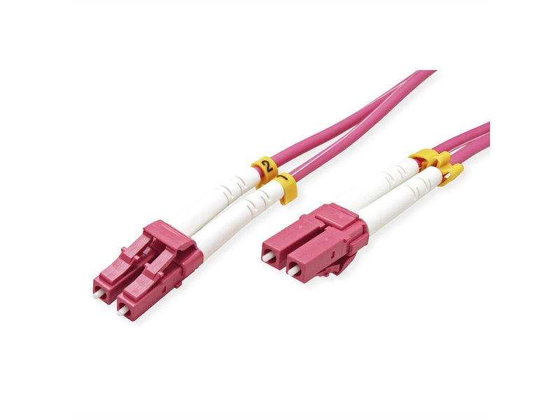 Value Lwl-cable 50 125M OM4, Lc Lc, Violett, 7M