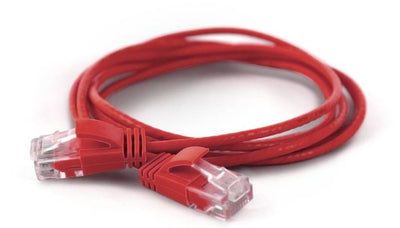 Wantecwire UTP, Cable Extra Thin CAT.6A, D 2,8MM, Red Length 25,00M — image 1