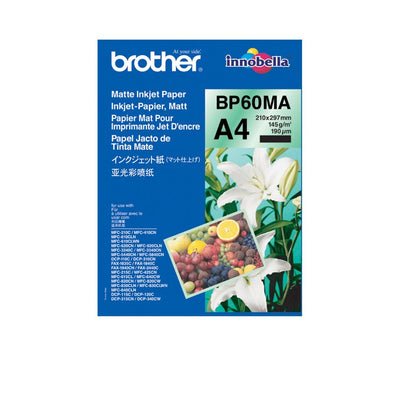 Brother BP60MA Inkjet Paper Printer Inyección Ink A4 (210X297 Mm) Matte 25 Hojas White — image 1