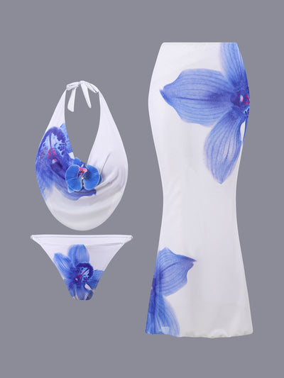 Two-Piece Swimsuit Womens Three-Piece Set New Style Tank TopBikini