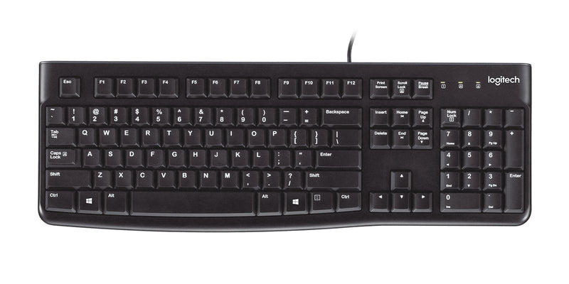 Logitech Keyboard Spanish K120 USB Black Retail 920-002499