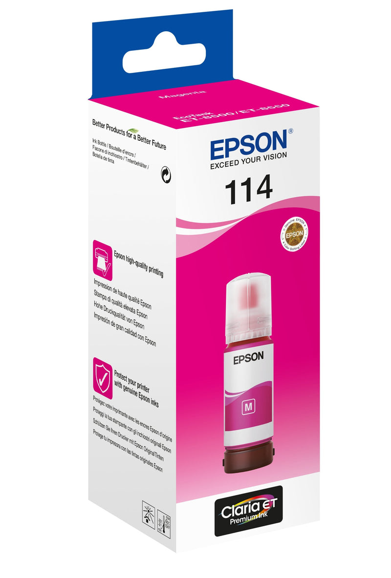 Epson Bottle Ink Ecotank 114 Magenta 70ML