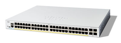 Cisco Catalyst 1200-48P-4X Conmutador L3 Smart 48 X 10/100/1000 (PoE + ) + 4 X 10 Gigabit Sfp + Assembly Rack  — image 1