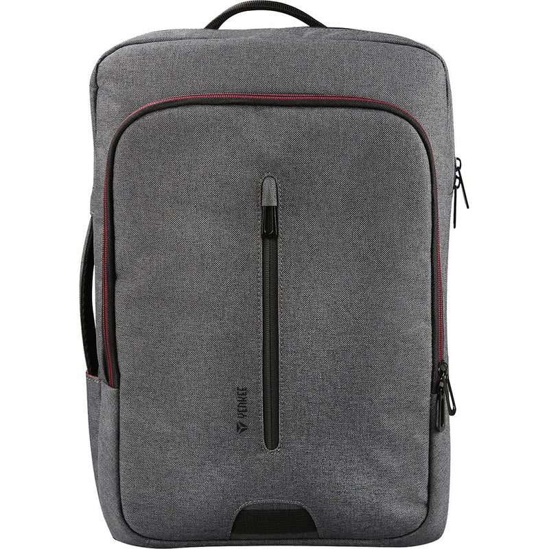 Yenkee Backpack Laptops Ybb 1522GY Grey Red Nylon