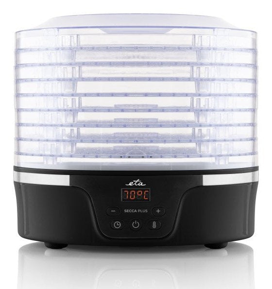Eta ETA830190000 Secca Plus Food Dryer, 380W, LED Display, Timer, Black
