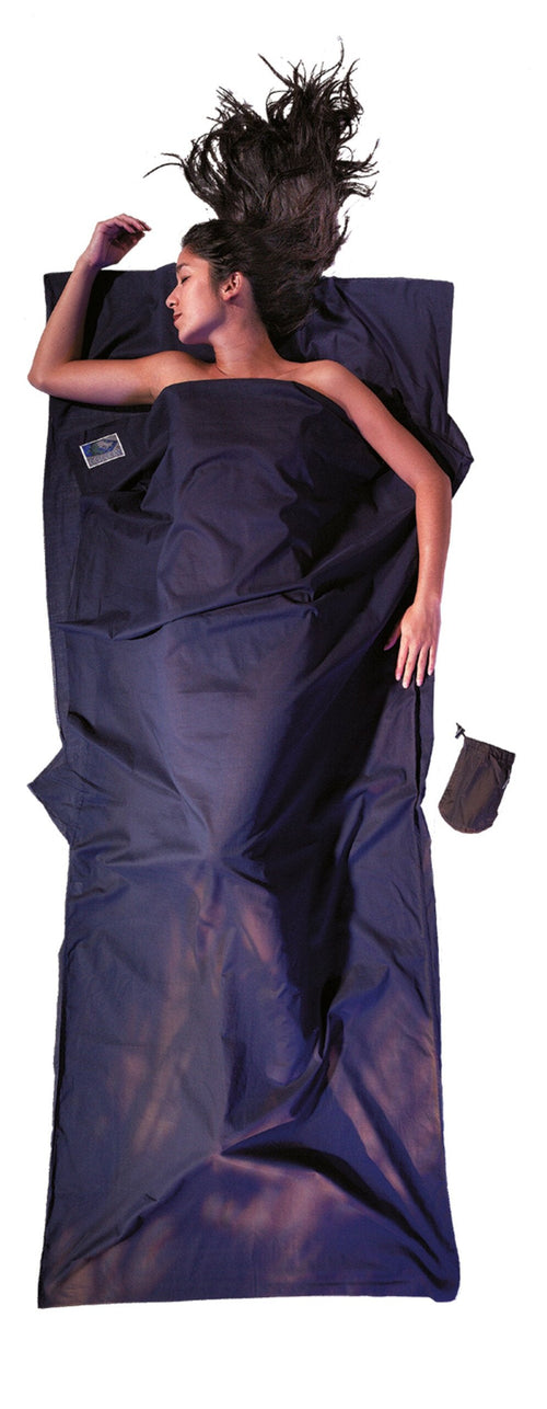 Cocoon Travelsheet Saco Dormir Rectangular Algodón Blue — image 1