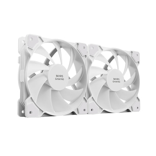 Mars Gaming Kit 2 Fans Auxiliar MFPROX2 White — image 1