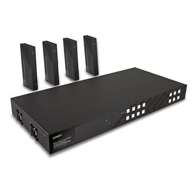 Lindy 150M CAT.6 4X4 HDMI 4K60 Hdbaset Matrix Extender — image 1