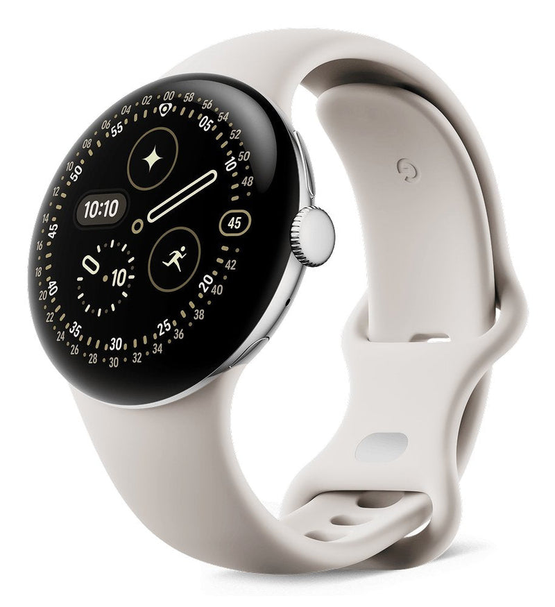 Google Pixel Watch 4 Amoled 41MM Digital Screen Touchscreen Silver Wi-Fi GPS (satélite)