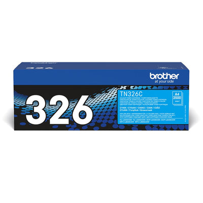 Brother Genuine Toner TN326C Cyan TN-326C — image 1