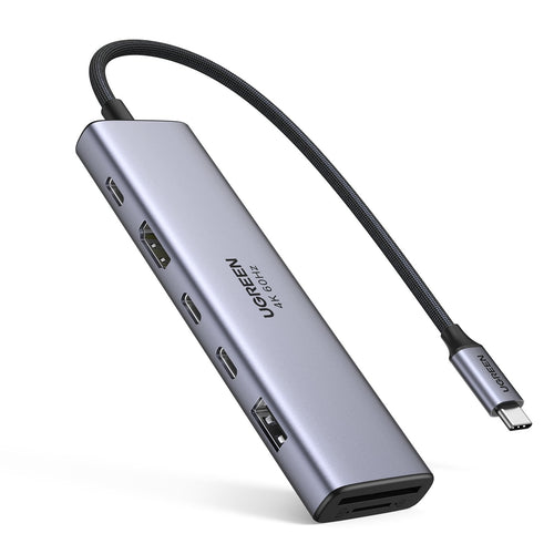 UGREEN Hub 7EN1 USB-C a HDMI+2x USB-C+USB-A+SD/TF — image 1