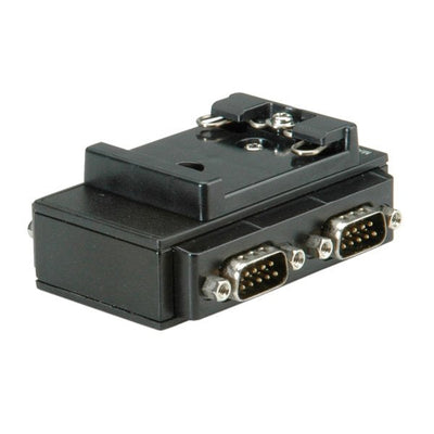 Roline USB 2.0 Según RS232 Adapter Fr Din Carril Din, 4 Port — image 1