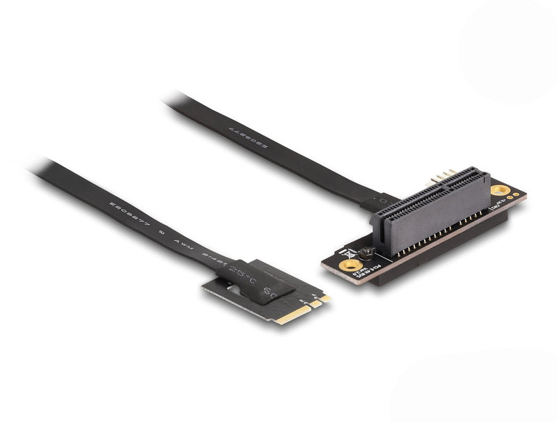 Delock 64218 Adapter M.2 Clave a + And a PCIE X4 NVMe Ángulo With Cable 20CM