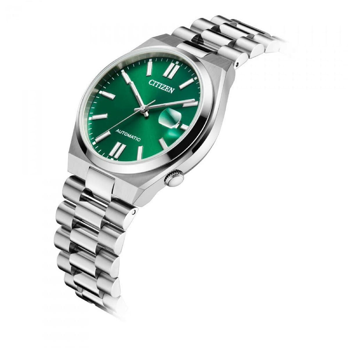 Citizen Men's Watch Citizen Tsuyosa Automatic Green Silver (Ø 40 Mm)