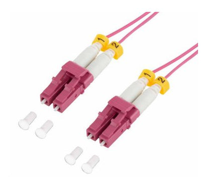 Logilink Super Slim OM4 Fiber Patch Cord Lc-lc Duplex, 2.0M — image 1