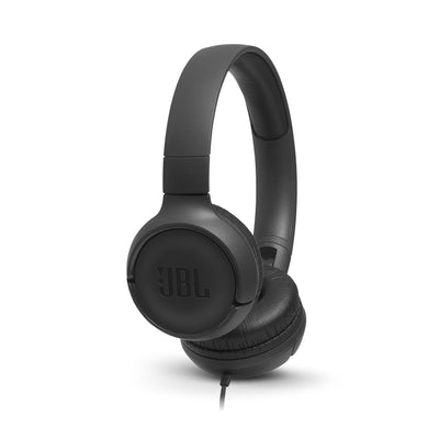 050036347594JBL Tune 500 Black Headphones Pure Bass Cable Flat Without Enredos — image 1