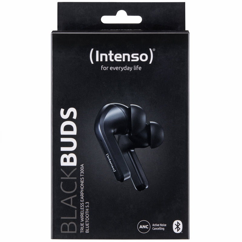 Intenso Buds T300A Headphones Tws With Anc Black