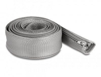 Delock Manga Trenzada With Zip Resistant Calor 3M X 50MM Grey — image 1