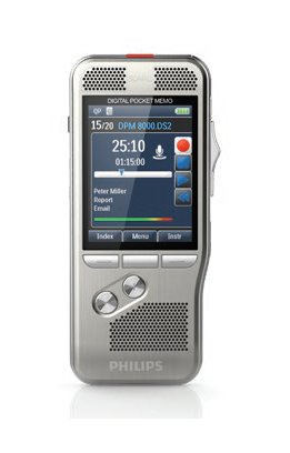 Philips Dpm 8300 Dictáfono Memoria Internal Plata