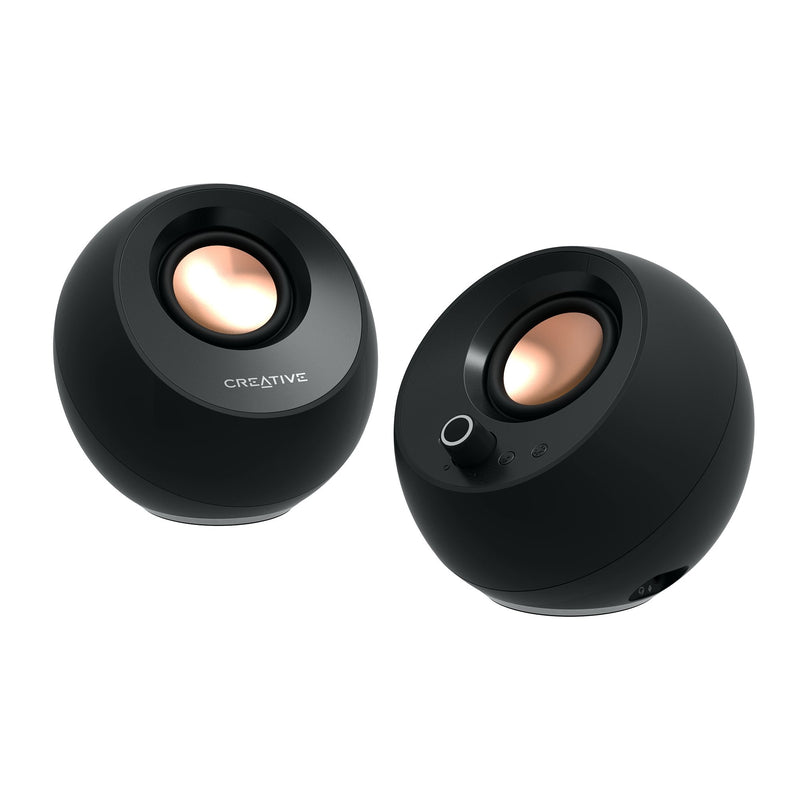 Speaker Creative Pebble Pro 2.0 Bluetooth 5.3,RGB Black