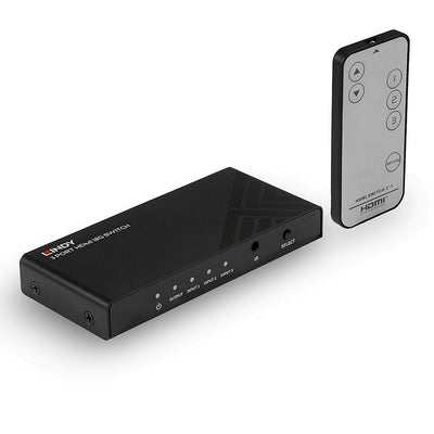 Lindy 3 Port HDMI 18G Switch — image 1