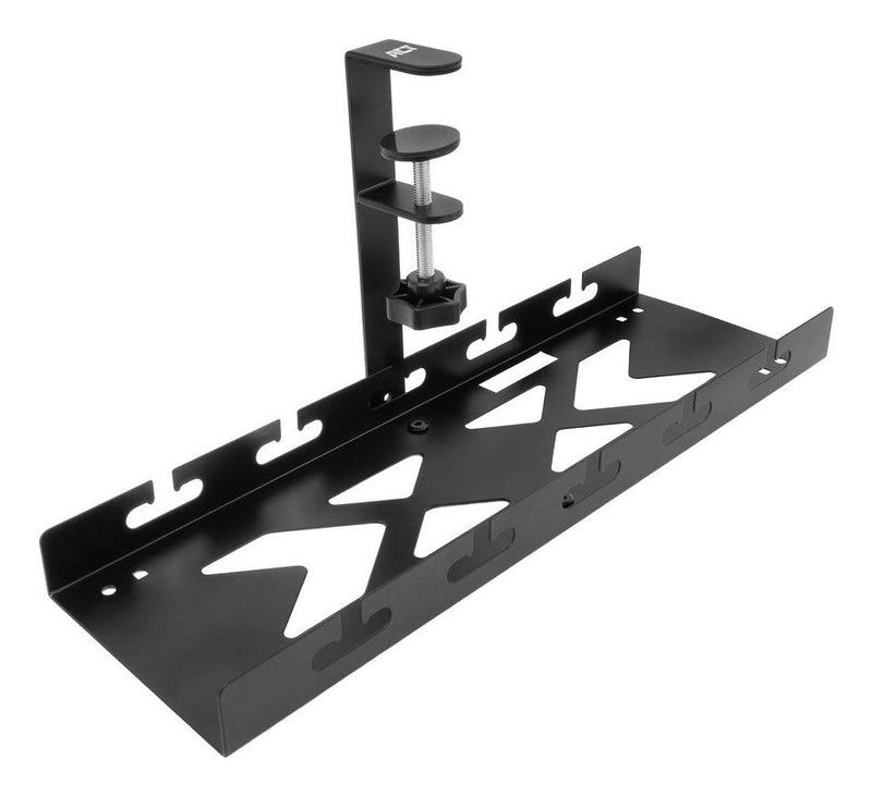 Under-desk Cable Management Tray With Clamp Mount, 40CM