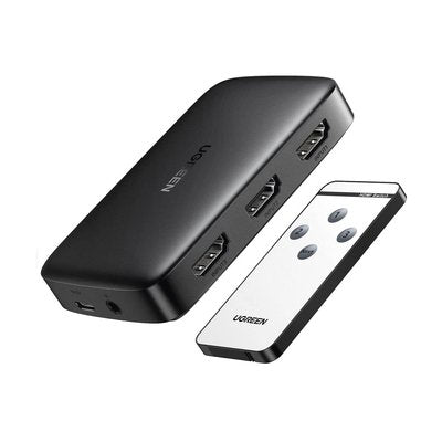 UGREEN Przelacznik Switch CM332 3W1 HDMI 1.4 4K 30 HZ (czarny)