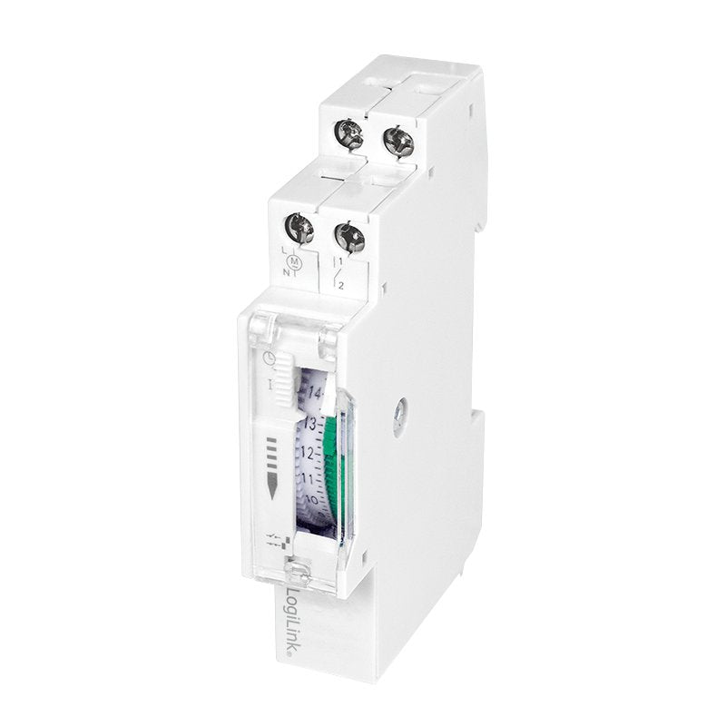Logilink ET0009 Contador Eléctrico Programador Eléctrico Diario/Semanal White