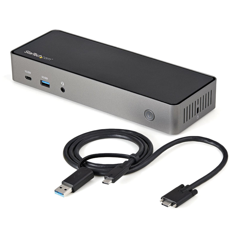StarTech.com Docking Station USB-C USB-A 3XDP HDMI