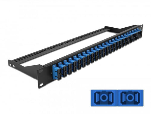 Delock 19? Lwl Patchpanel 24 Port Sc Duplex Blue — image 1